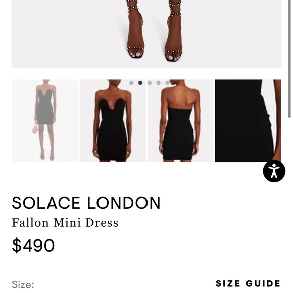 Solace London Fallon Mini Dress - Picture 2 of 2